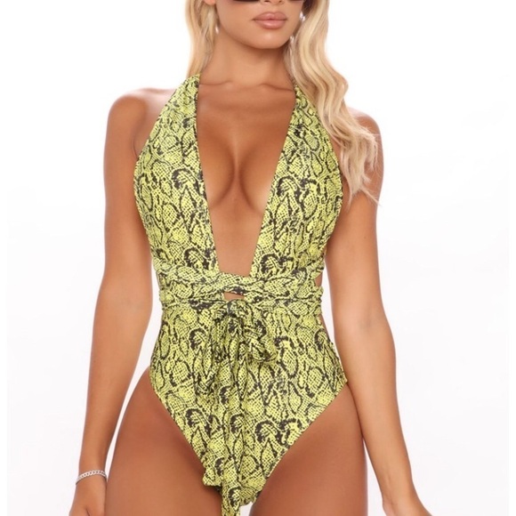 Fashion Nova Other - Brand New Snake print one piece